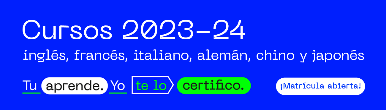 Escuela de Idiomas Modernos. Cursos 2023-24