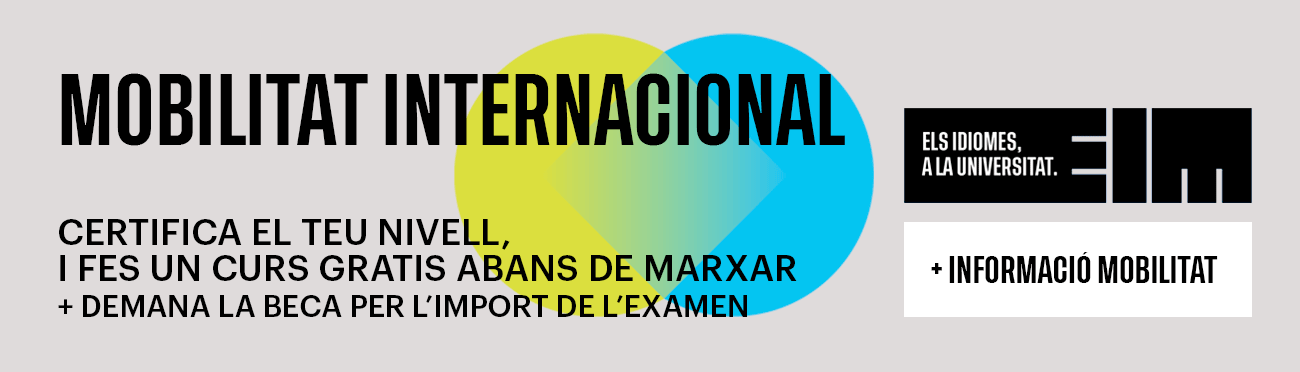 Certifica el teu nivell i fes un curs gratis abans de marxar.