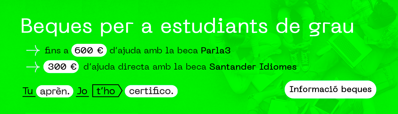 Escola d'Idiomes Moderns. Aprèn i certifica't gratis!