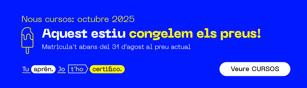 Nous cursos: Octubre 2025